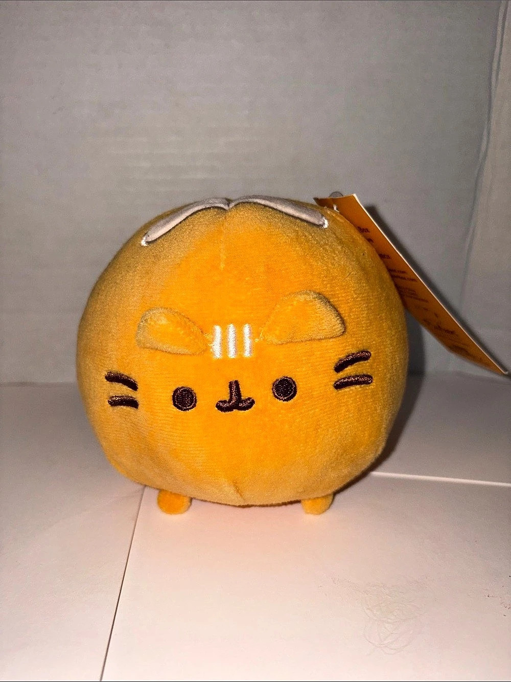 Pusheen Box Exclusive Bread Loaf Mini Plush Bread Loaf Orange & White NWT